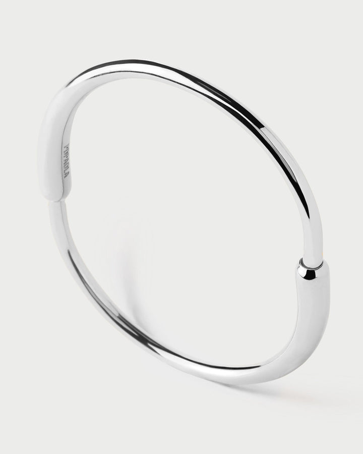 PDPAOLA Silver Loop Bangle