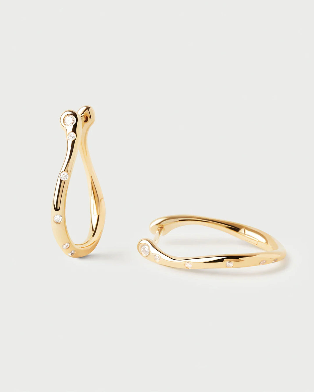 Pdpaola Air mini hoops gold