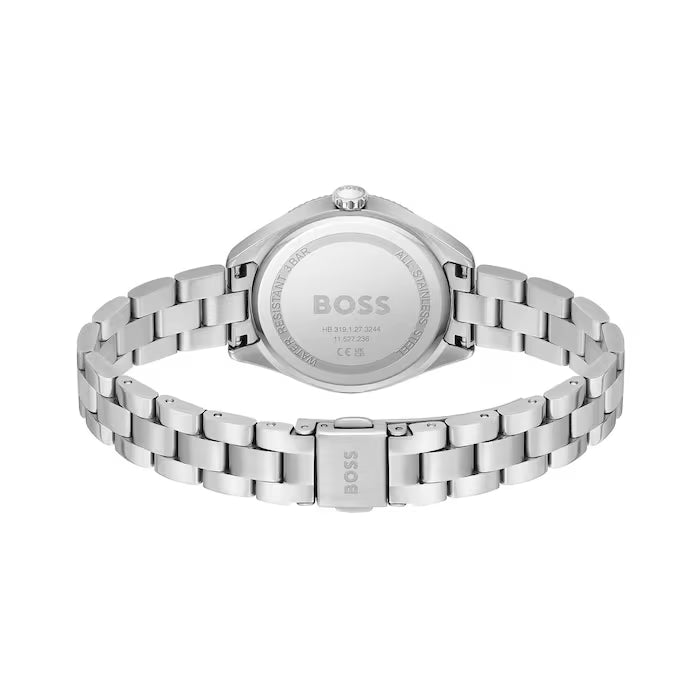 Hugo Boss Silver White Sage Round Ladies Bracelet Watch