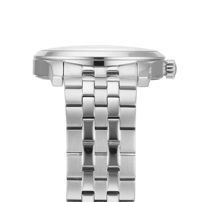 Hugo Boss Silver and Grey Principle Round Mens Bracelet Watch
