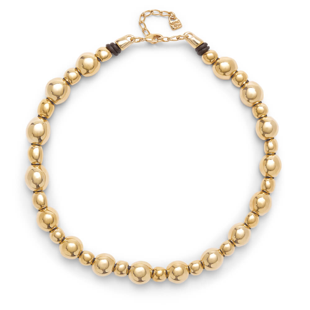 18K Gold-Plated Bead Pendant In Two Different Sizes image