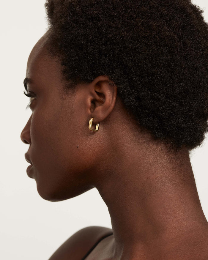 PDPAOLA Gold Nova Hoops