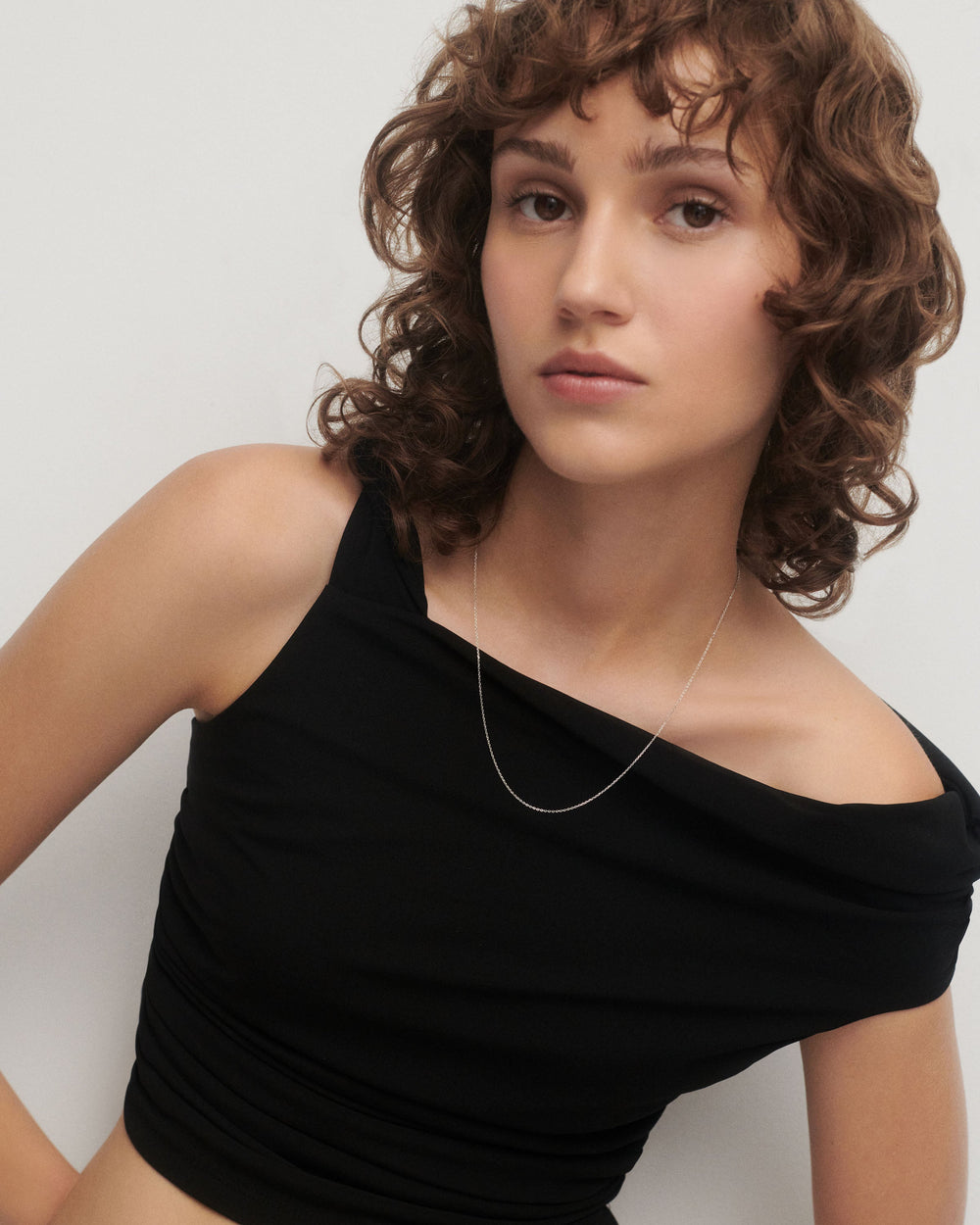 Elegant Sterling Silver Adjustable Chain Necklace for Women, 40-50cm, Delicate & Versatile