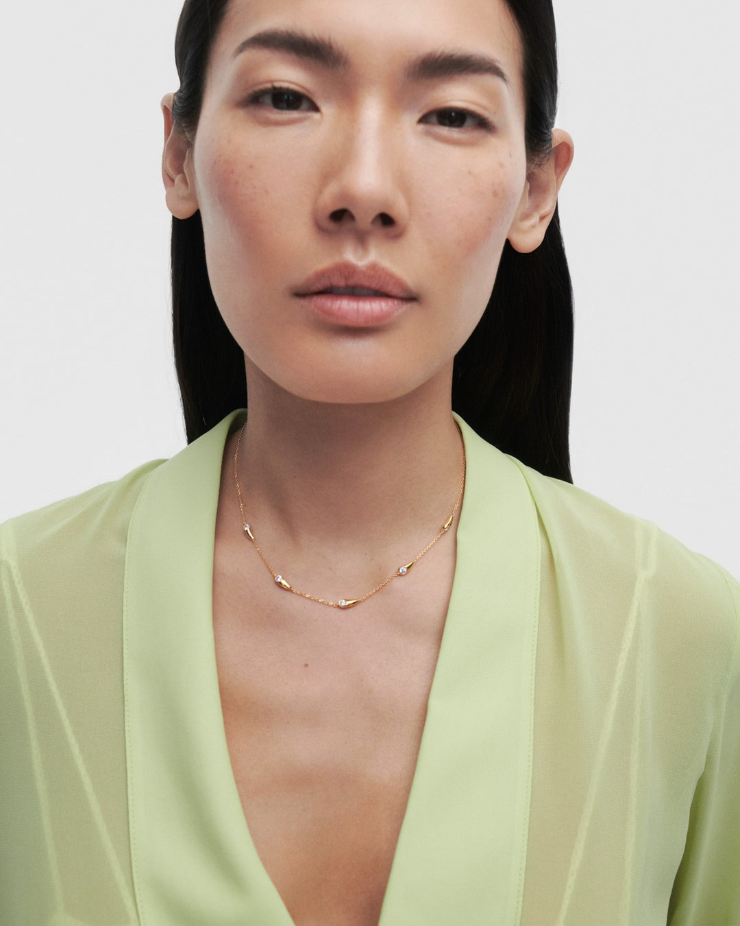 PDPAOLA Gold Becca Necklace