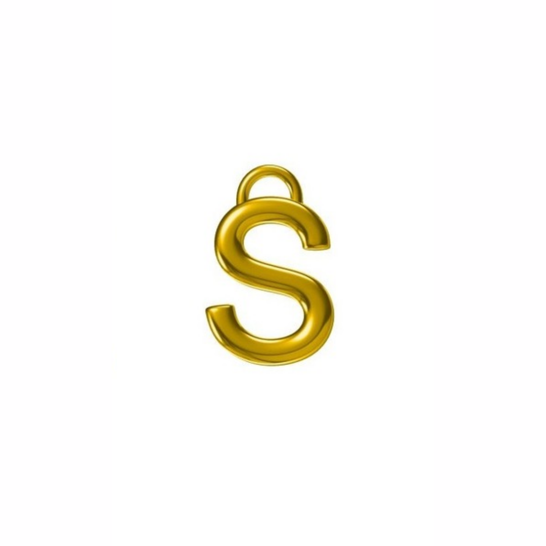 Mococo Personalised Gold Initials