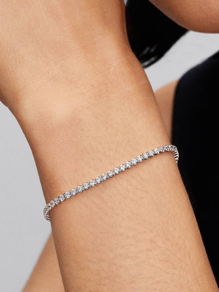 Pandora Silver Sparkling Tennis Bracelet