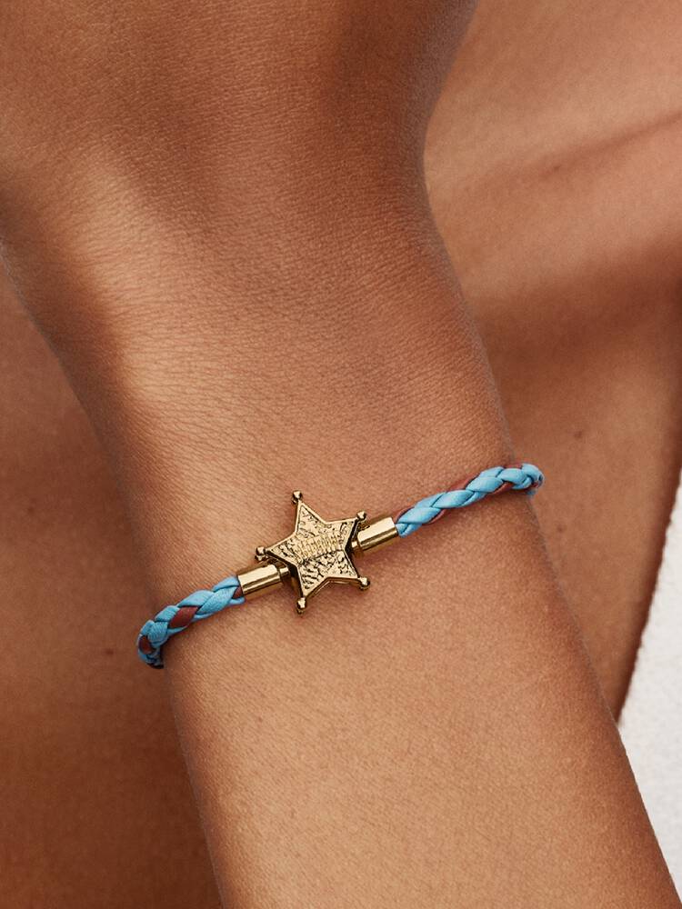 Disney Gold Pixar Toy Story Sheriff Star Bracelet