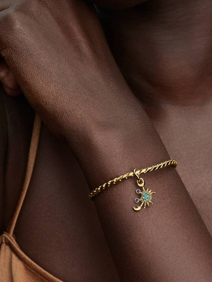 Pandora Gold Crab Dangle Charm
