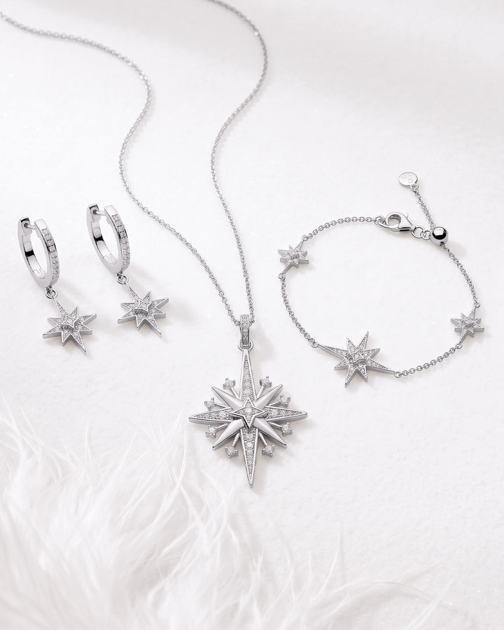 Kit Heath Silver Céleste North Star Slider Bracelet