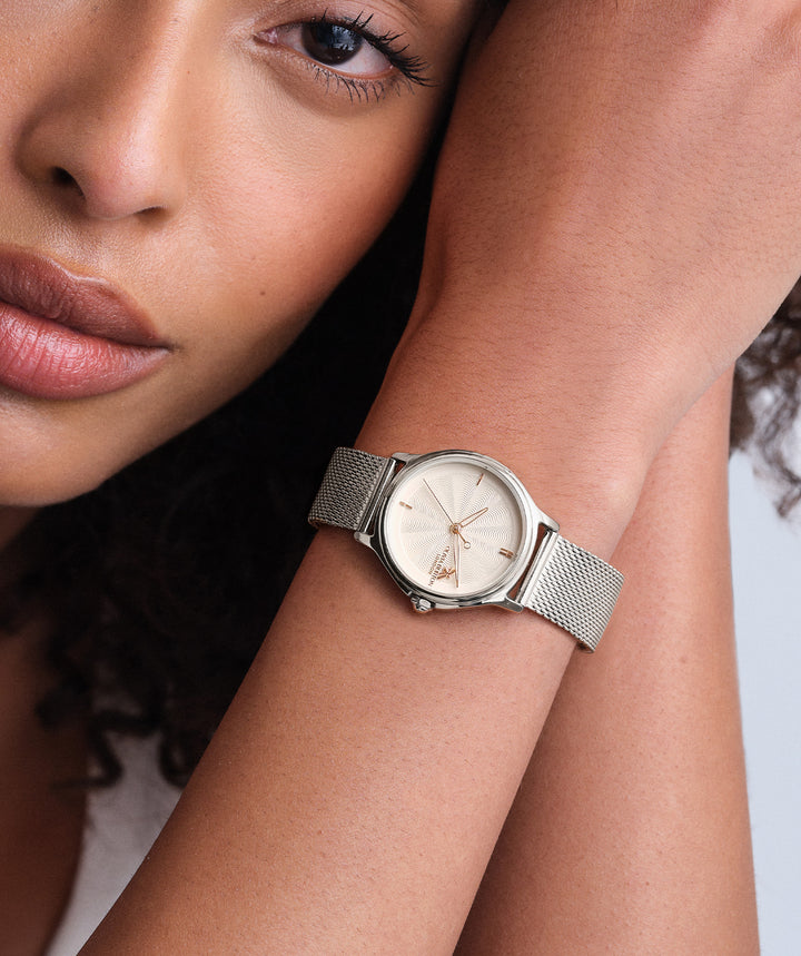 Olivia Burton Silver Classic Bee Stainless Steel Watch
