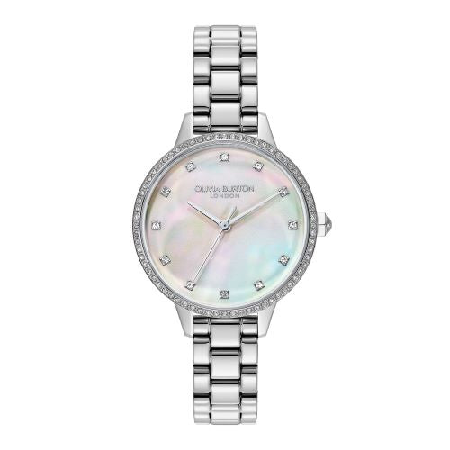 Olivia Burton Silver Captivate Stainless Steel Watch