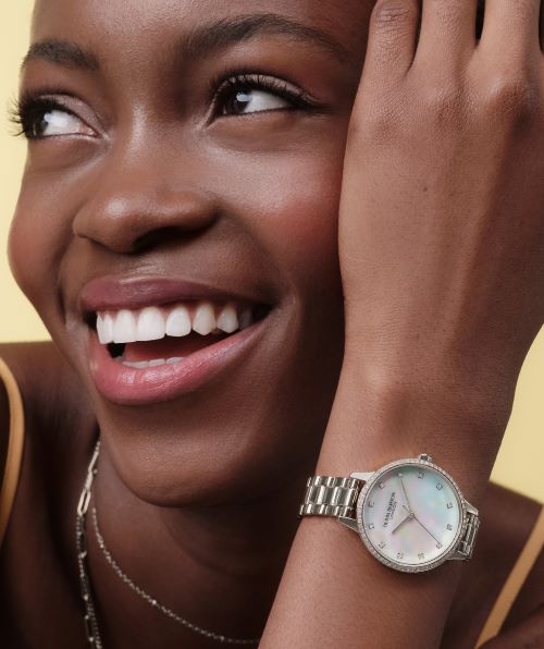 Olivia Burton Silver Captivate Stainless Steel Watch