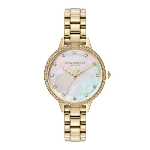 Olivia Burton Gold Captivate Stainless Steel Watch