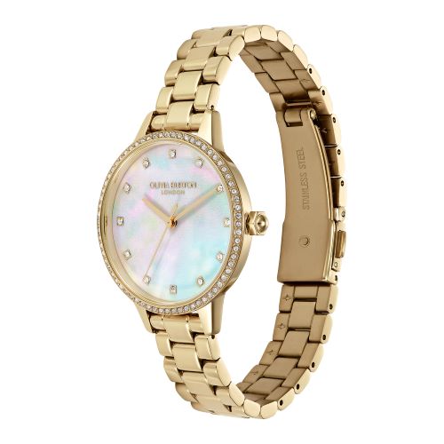 Olivia Burton Gold Captivate Stainless Steel Watch
