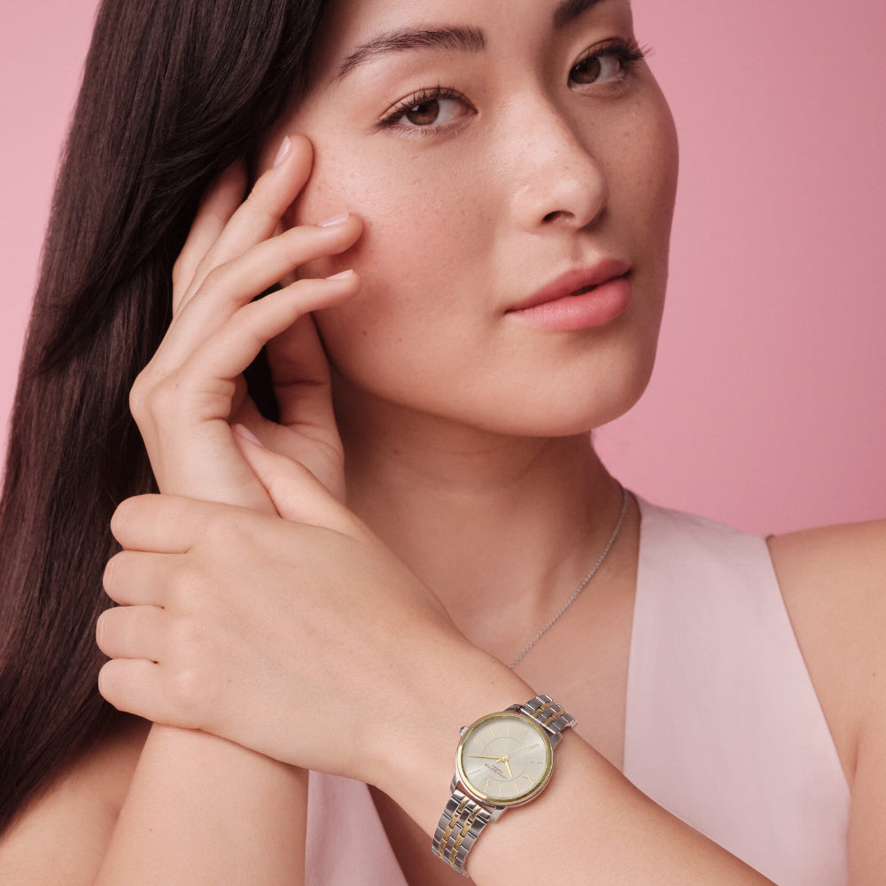 Olivia Burton Bi-Colour Westbourne Stainless Steel Watch image 1