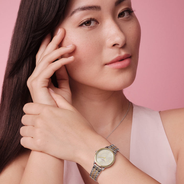 Olivia Burton Bi-Colour Westbourne Stainless Steel Watch image 1
