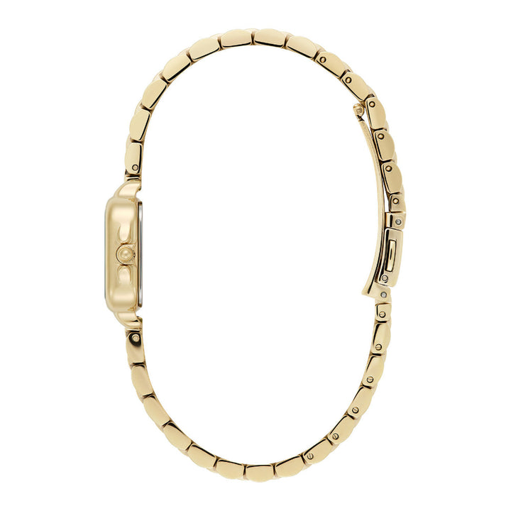 Olivia Burton Gold Mini Grosvenor Stainless Steel Watch image 4