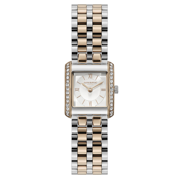 Olivia Burton 21mm Berkley White and Two Tone Bracelet Watch