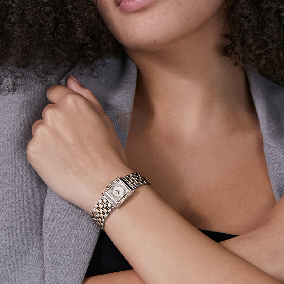 Olivia Burton 21mm Berkley White and Two Tone Bracelet Watch