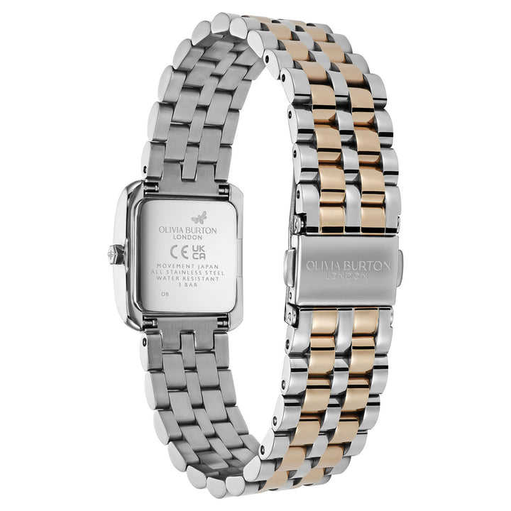 Olivia Burton 21mm Berkley White and Two Tone Bracelet Watch