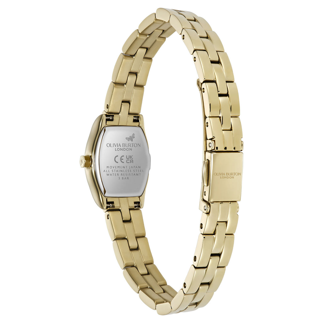 Olivia Burton 18mm Cambridge Forest Green Gold Bracelet Watch