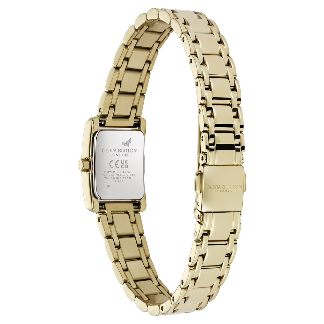 Olivia Burton 16mm Mini Grove Forest Green Gold Bracelet Watch