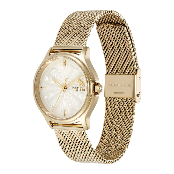 Olivia Burton Gold Classic Bee Stainless Steel Watch