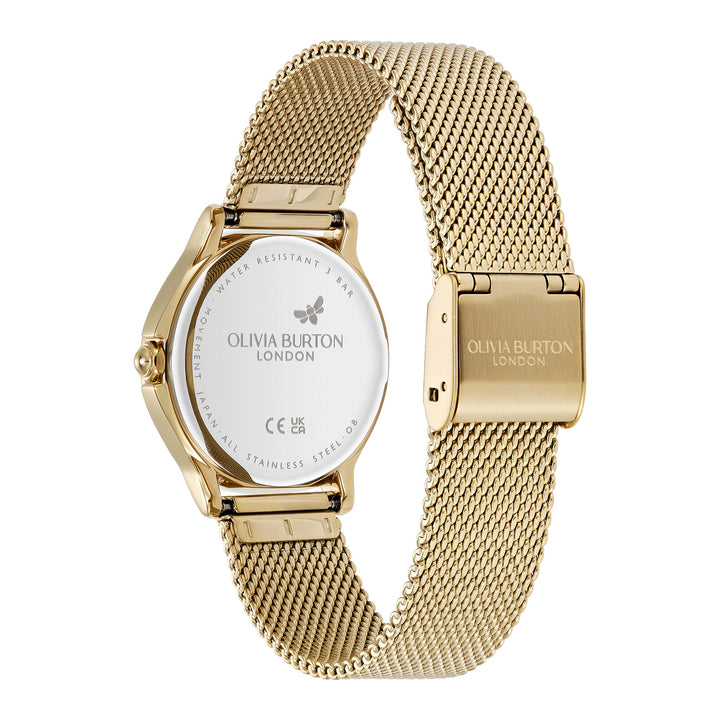 Olivia Burton Gold Classic Bee Stainless Steel Watch