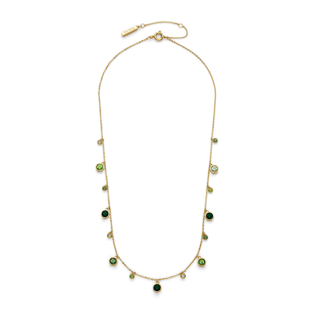Olivia Burton Gold Mini Droplet Stainless Steel Necklace