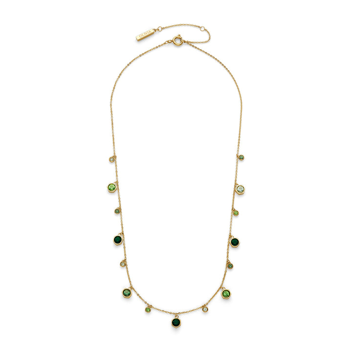 Olivia Burton Gold Mini Droplet Stainless Steel Necklace