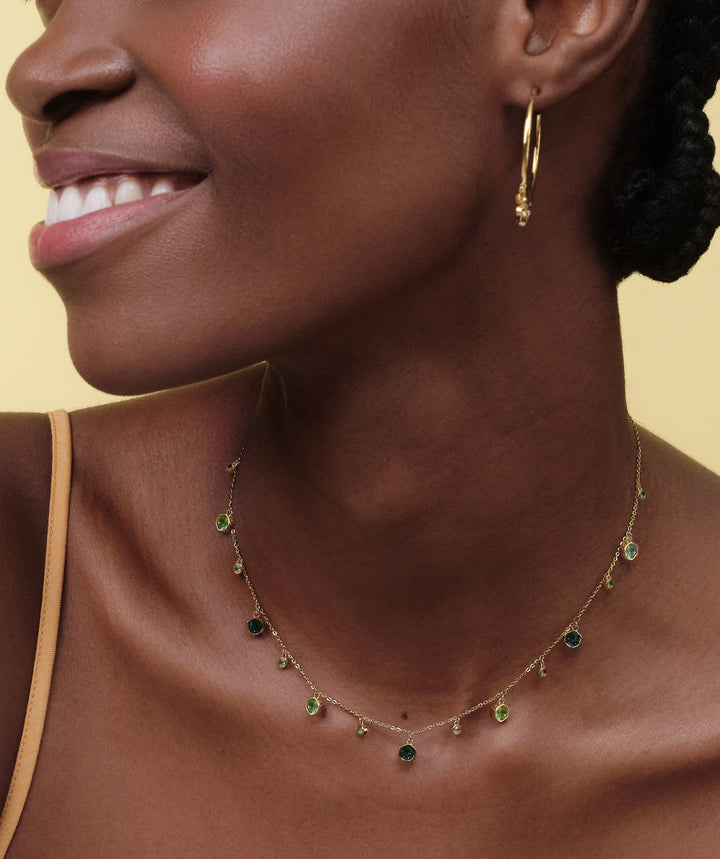 Olivia Burton Gold Mini Droplet Stainless Steel Necklace