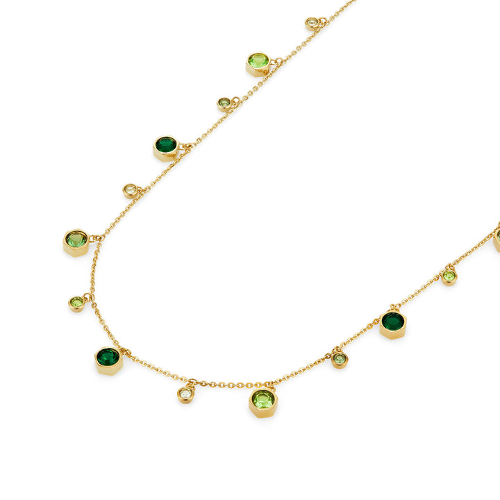 Olivia Burton Gold Mini Droplet Stainless Steel Necklace