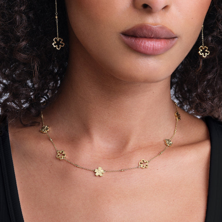 Olivia Burton Forget Me Not Floral Pendant Necklace