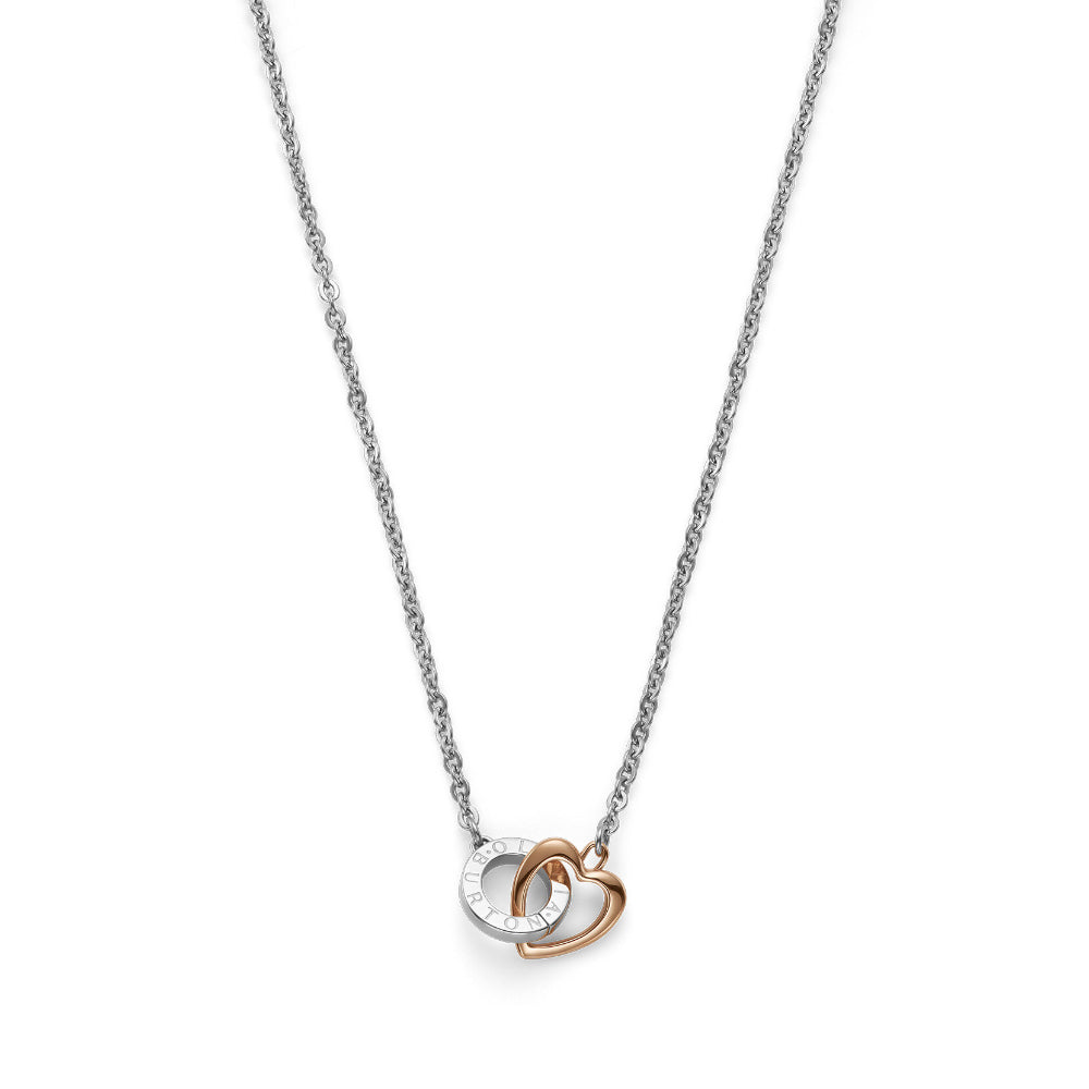 Olivia Burton Bi-Colour Kindred Interlink Stainless Steel Necklace image