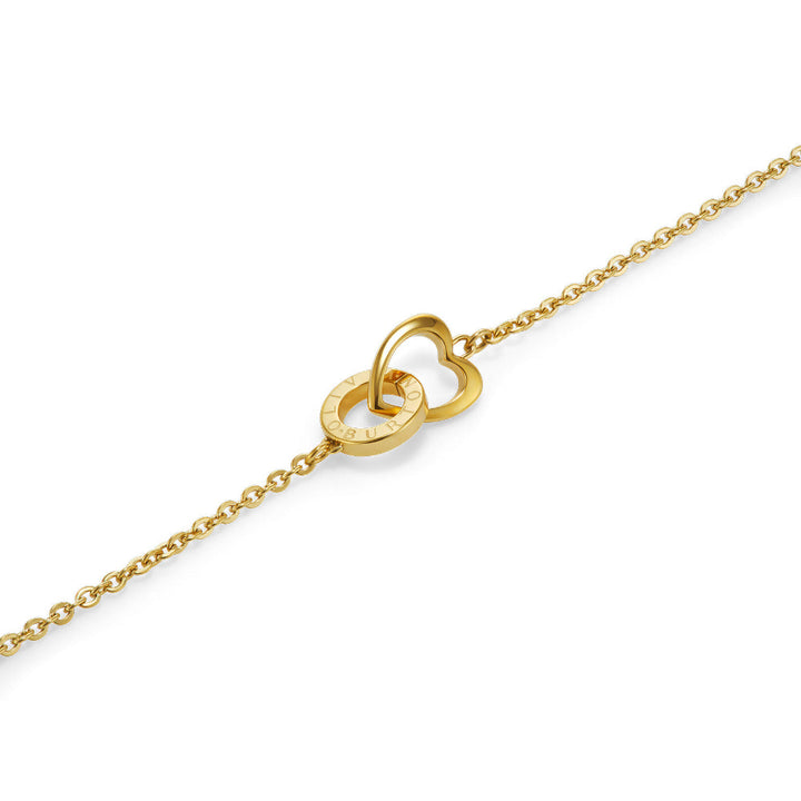 Olivia Burton Gold Kindred Interlink Stainless Steel Bracelet image 4