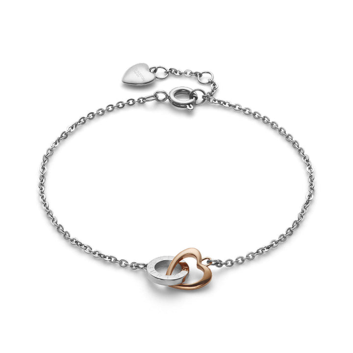Olivia Burton Bi-Colour Kindred Interlink Stainless Steel Bracelet image 3