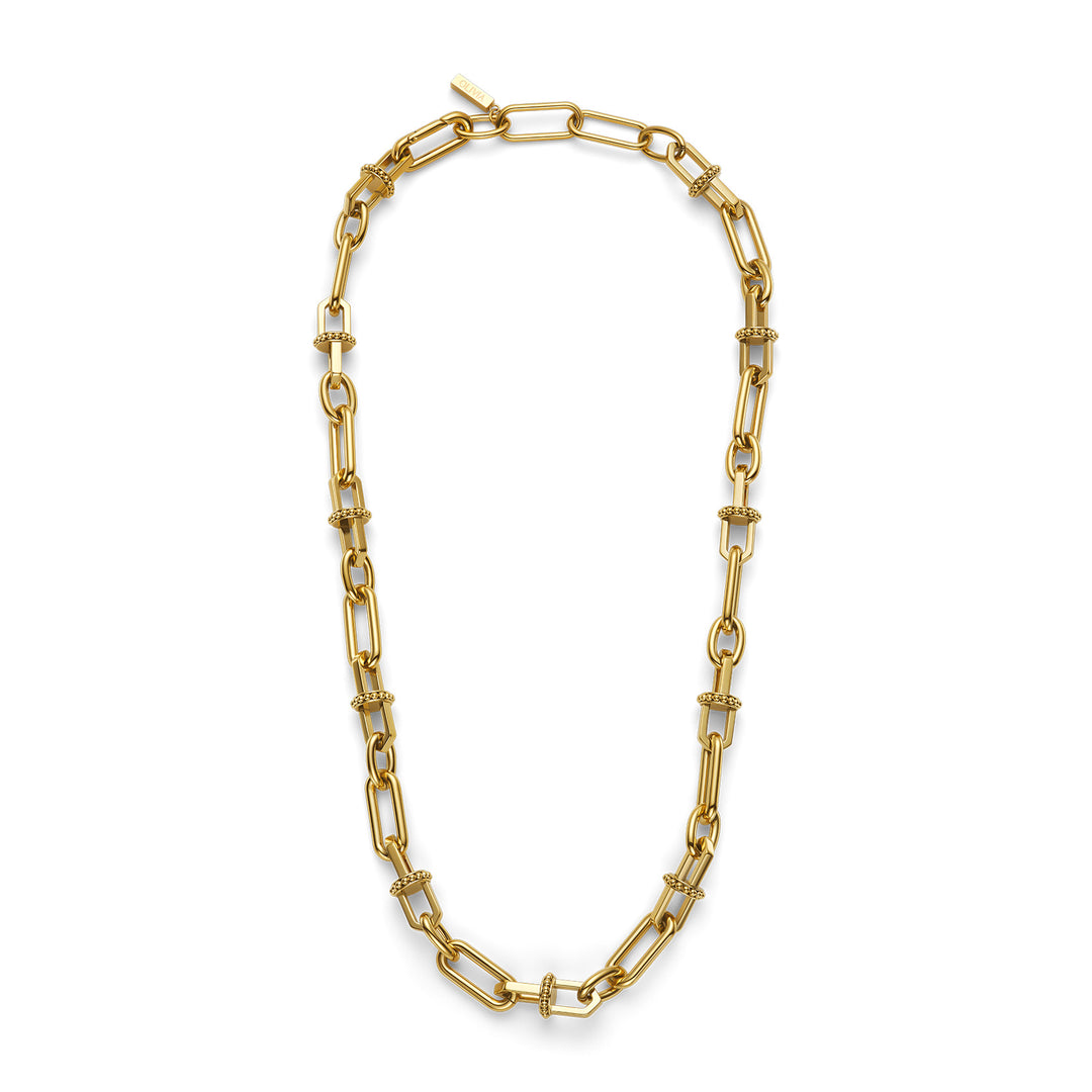 Olivia Burton Gold Anchor Link Stainless Steel Necklace