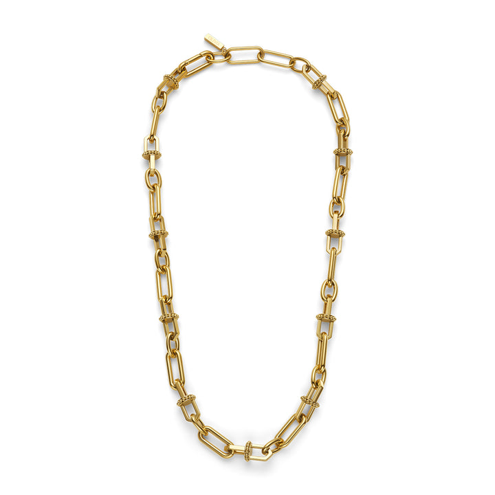 Olivia Burton Gold Anchor Link Stainless Steel Necklace
