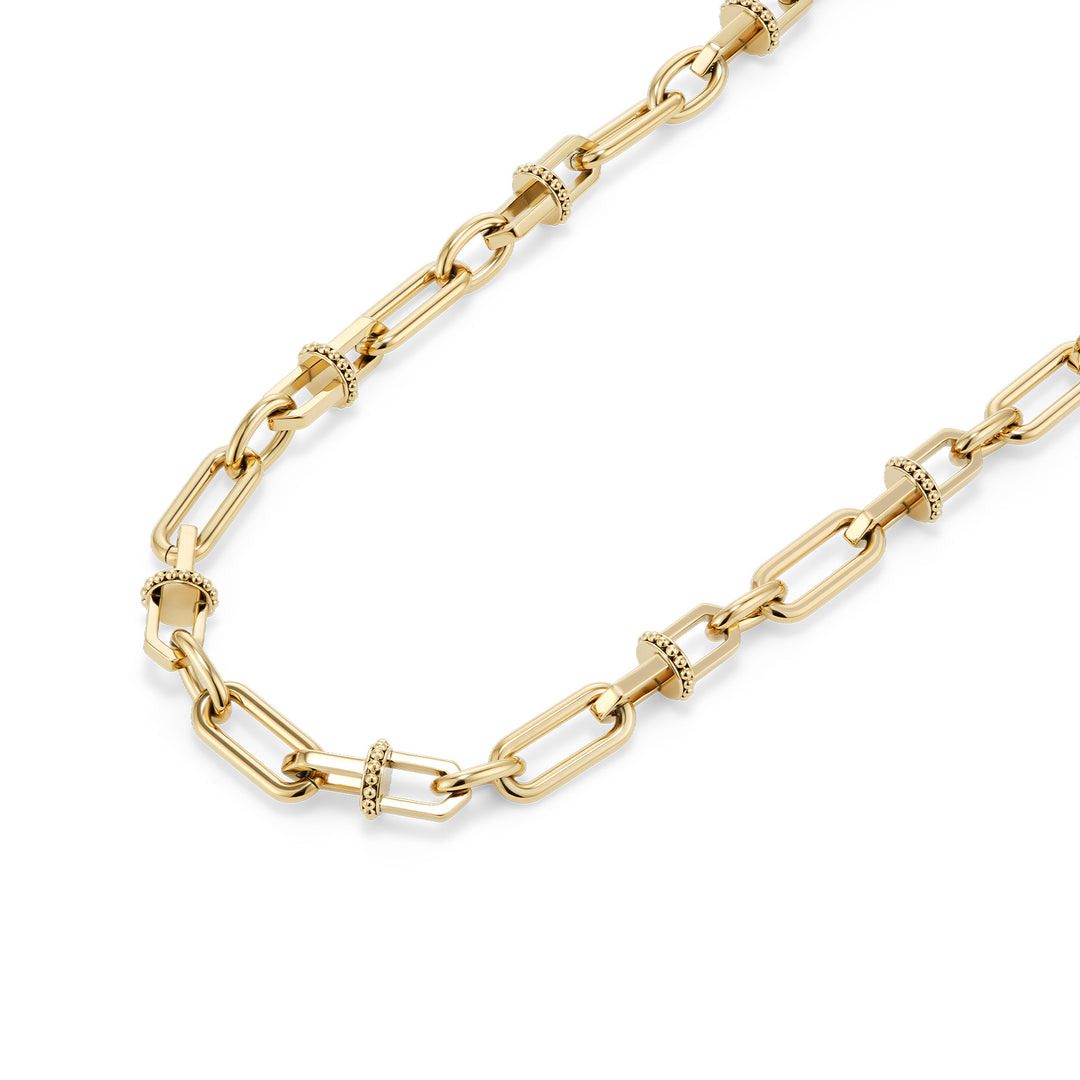 Olivia Burton Gold Anchor Link Stainless Steel Necklace