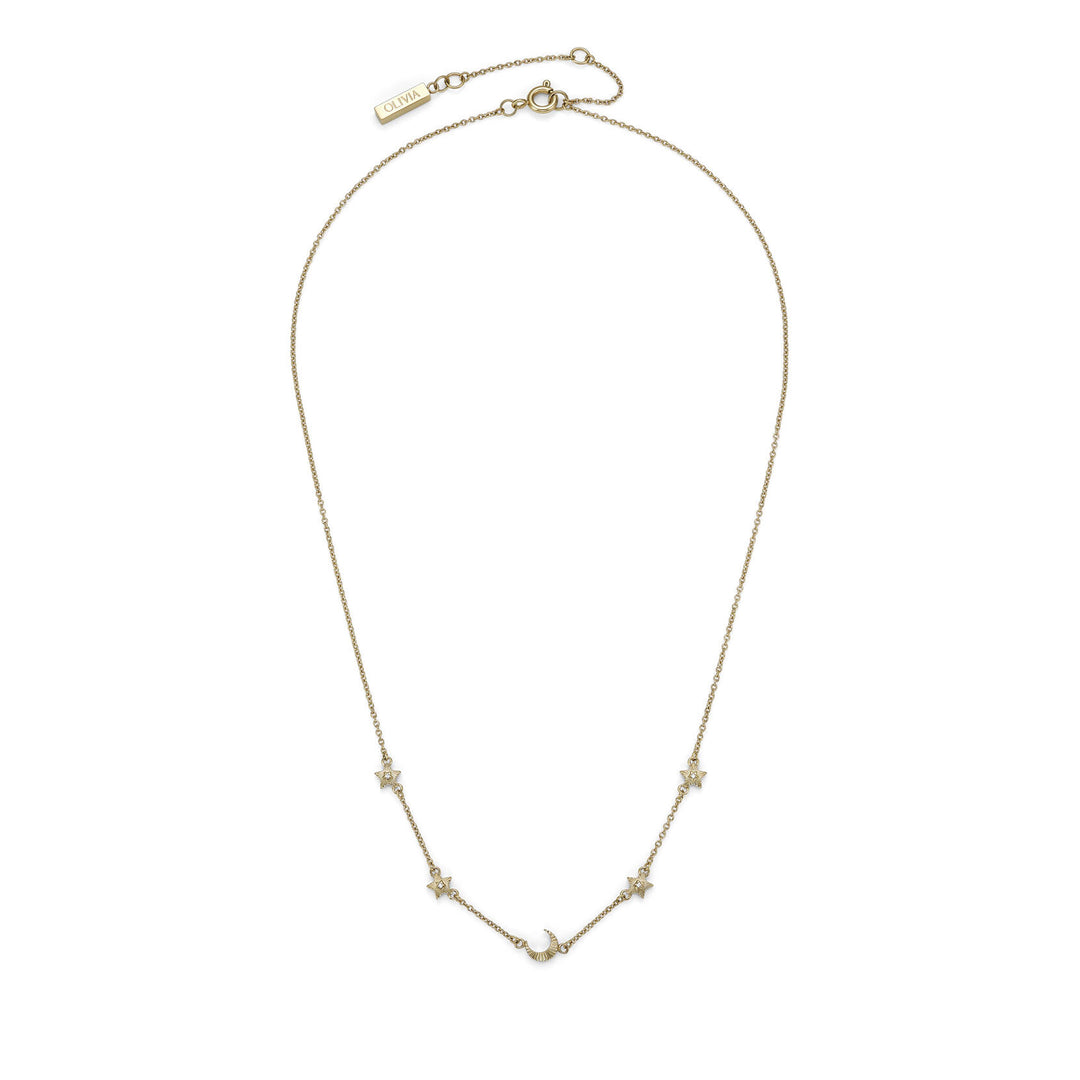 Olivia Burton Celestial North Star and Moon Necklace Gold-Plated