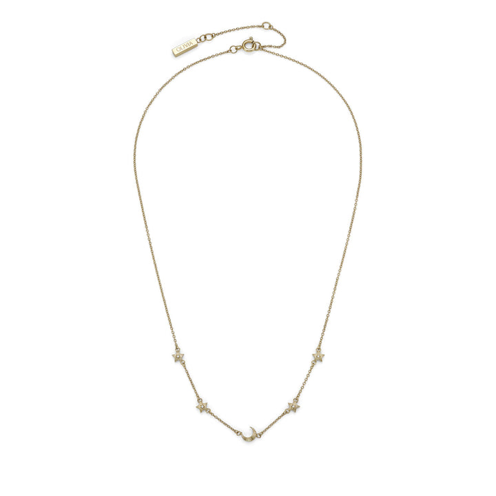 Olivia Burton Celestial North Star and Moon Necklace Gold-Plated