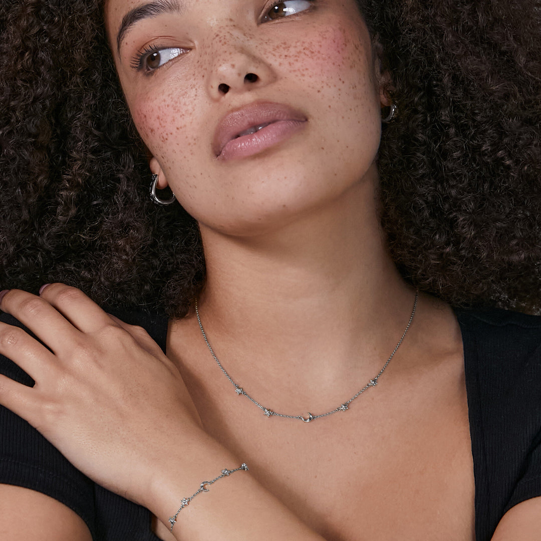 Olivia Burton Celestial Mini North Star and Moon Bracelet