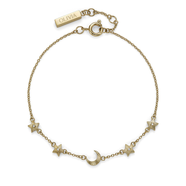 Olivia Burton Celestial Mini North Star and Moon Bracelet