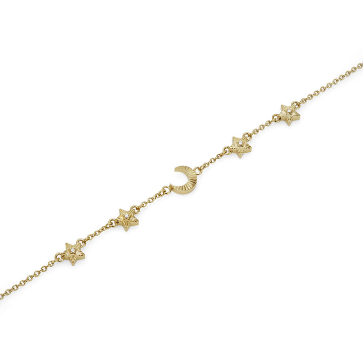Olivia Burton Celestial Mini North Star and Moon Bracelet