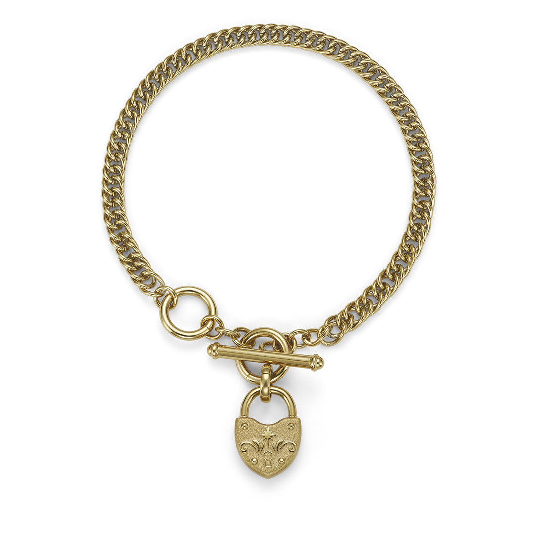 Olivia Burton Lock Heart Toggle Bracelet