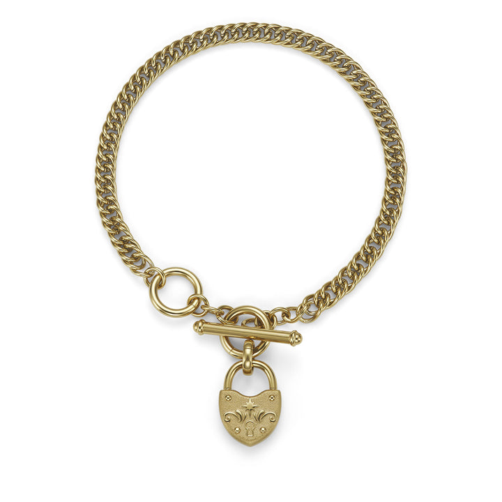 Olivia Burton Lock Heart Toggle Bracelet