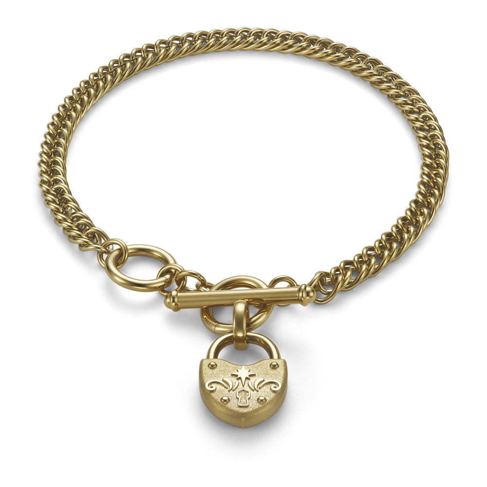 Olivia Burton Lock Heart Toggle Bracelet
