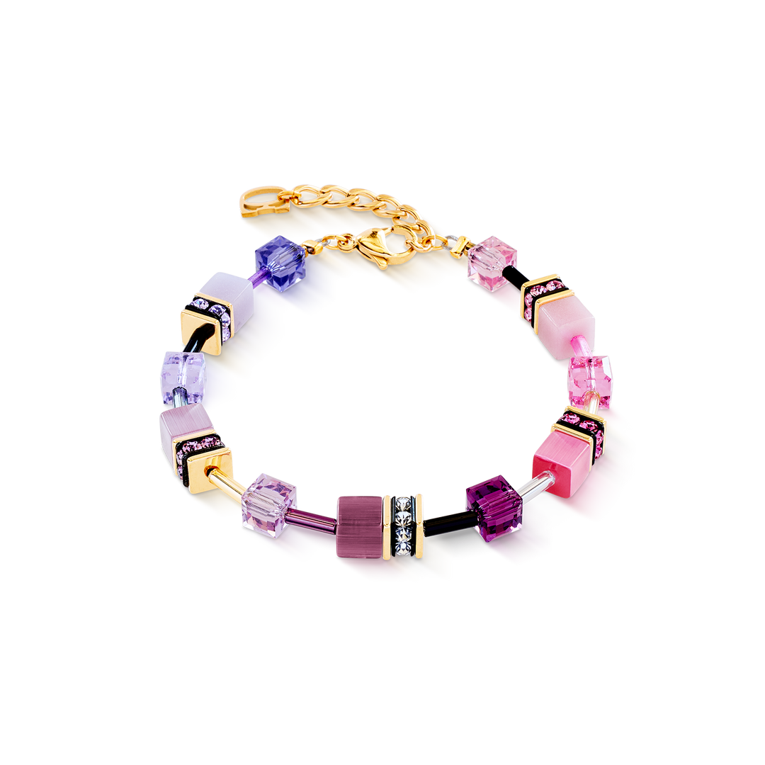 COEUR DE LION GeoCUBE® Iconic Bracelet Pink-Lilac