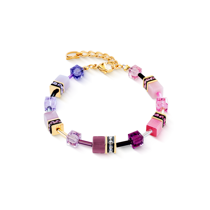 COEUR DE LION GeoCUBE® Iconic Bracelet Pink-Lilac