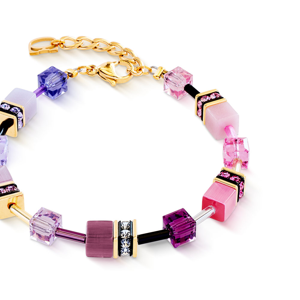 COEUR DE LION GeoCUBE® Iconic Bracelet Pink-Lilac